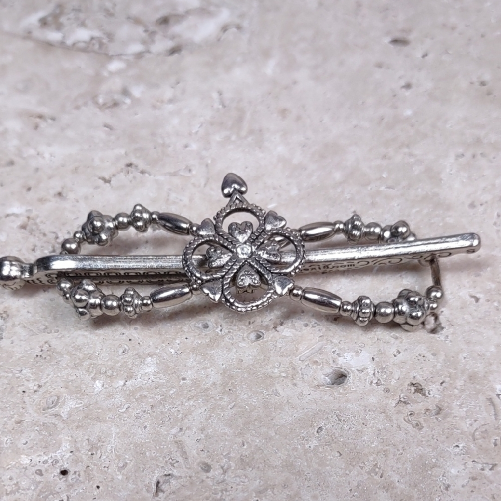 Lila Rose Silvertone Flexi Hair Clip